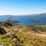 West Highland Way - Aussicht vom Conic Hill auf das Loch Lomond