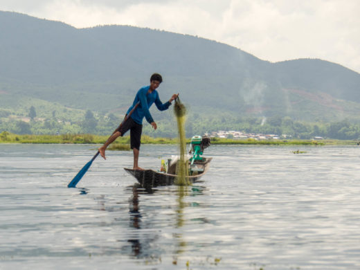 Einbein-Ruder-Technik Inle-See