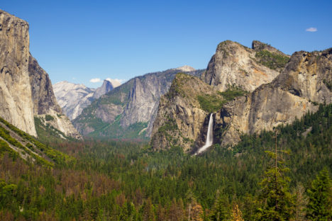 Yosemite Nationalpark - Aussicht vom Tunnel View auf das Yosemite Valley