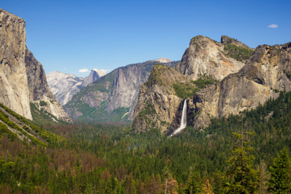 Yosemite Nationalpark - Aussicht vom Tunnel View auf das Yosemite Valley