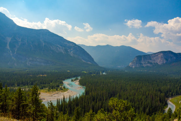 Banff Nationalpark - Blick vom Hoodoo View Point
