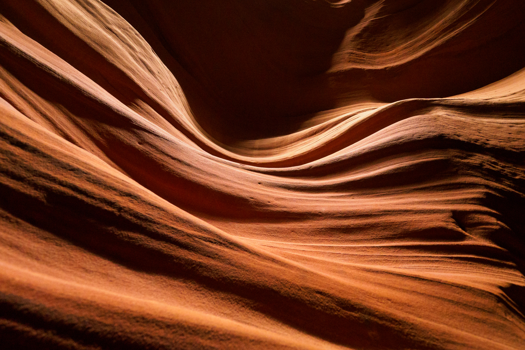 Antelope Canyon - Durch Springfluten geformter Sandstein