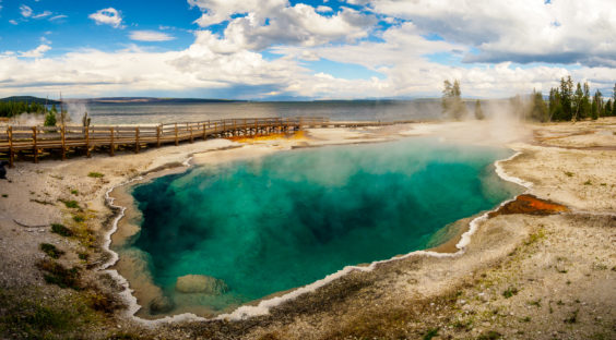 Yellowstone Nationalpark - Black Pool im West Thumb Geyser Basin