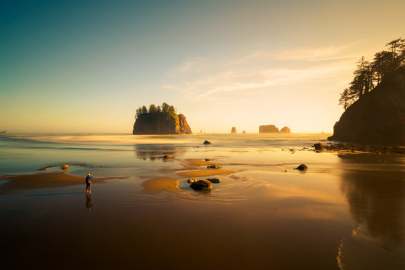 Olympic Nationalpark - Second Beach bei La Push