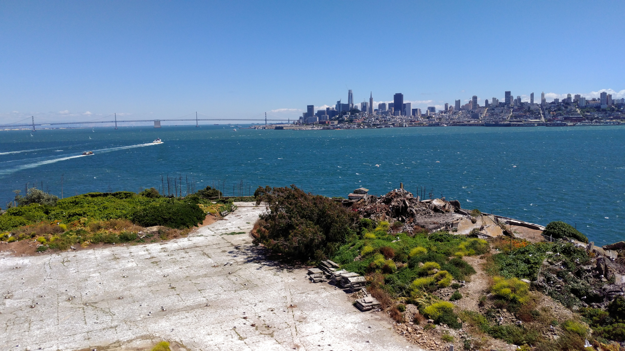 San Francisco - Aussicht von Alcatraz Island