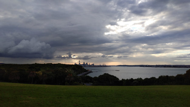 Auckland - Blick auf die Skyline von Auckland