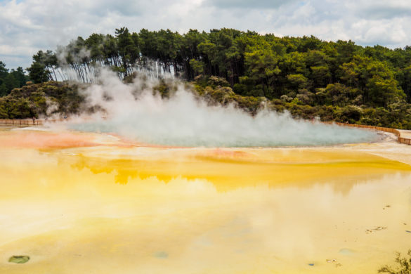 Rotorua und Taupo - Champagner-Pool in Wai-O-Tapo