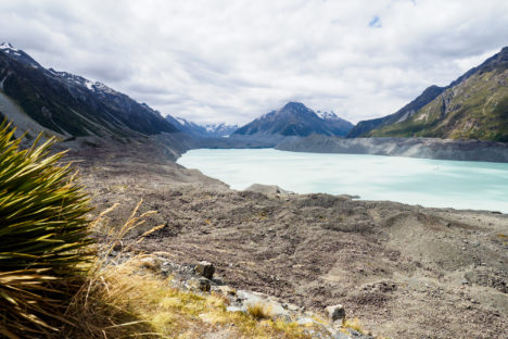Aoraki Mt Cook Nationalpark - Tasman Lake und Tasman Glacier