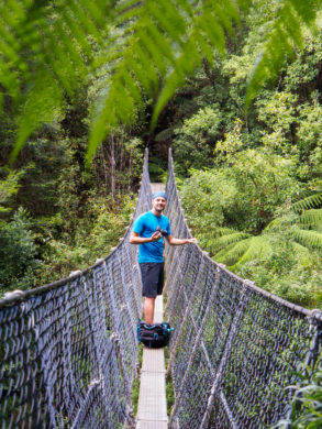 Cradle Mountain Nationalpark- Hängebrücke beim Montezuma Fall