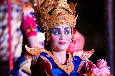 Ubud - Tanzvorstellung im Ubud Palace